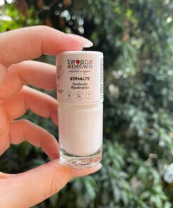 Esmalte Hipoalergênico Fortalecedor 10ml Bright White - Twoone Onetwo