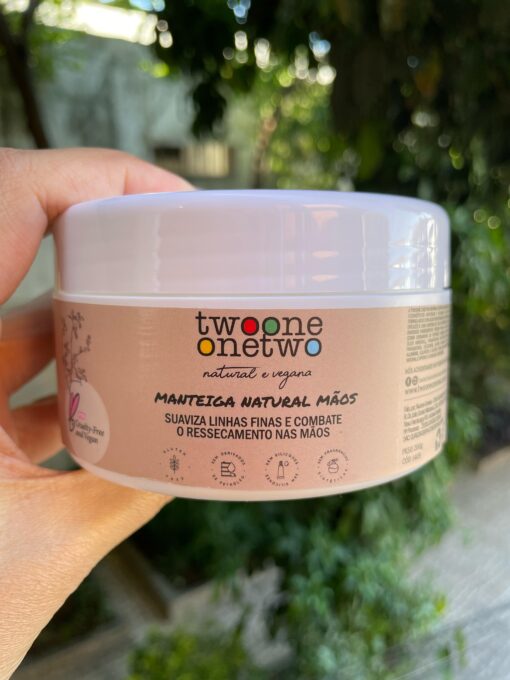 Manteiga Natural Maos Karite e Picao Preto - Twoone Onetwo Natural Vegana