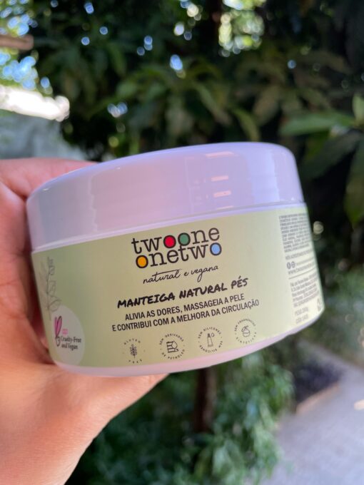 Manteiga Natural Pes Karite e Alecrim - Twoone Onetwo Natural Vegana