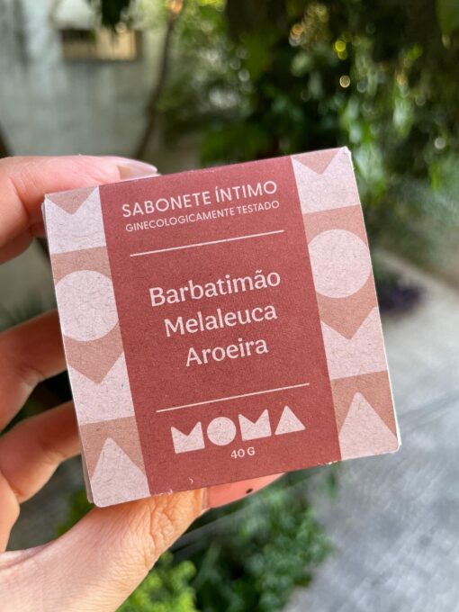 O Sabonete Íntimo Barbatimão, Melaleuca e Aroeira 40g - Moma Natural