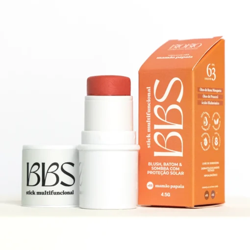 Stick Multifuncional Blush, Batom, Sombra com FPS63- BioBio - Image 2