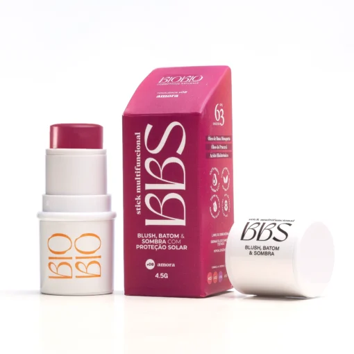 Stick Multifuncional Blush, Batom, Sombra com FPS63- BioBio - Image 4
