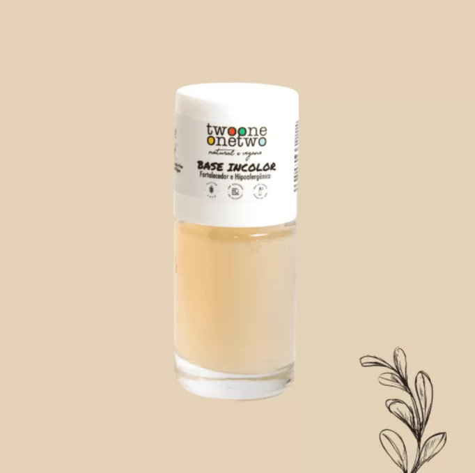 Esmalte Hipoalergênico Tratamento Base Incolor 10ml – Twoone Onetwo - Imagem 2