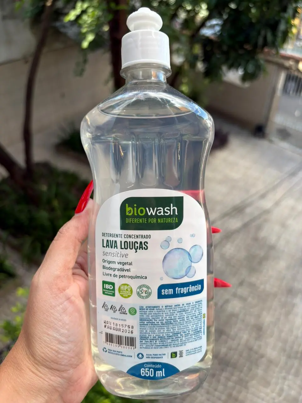 Lava Louças Concentrado 650ml - BioWash - Imagem 4