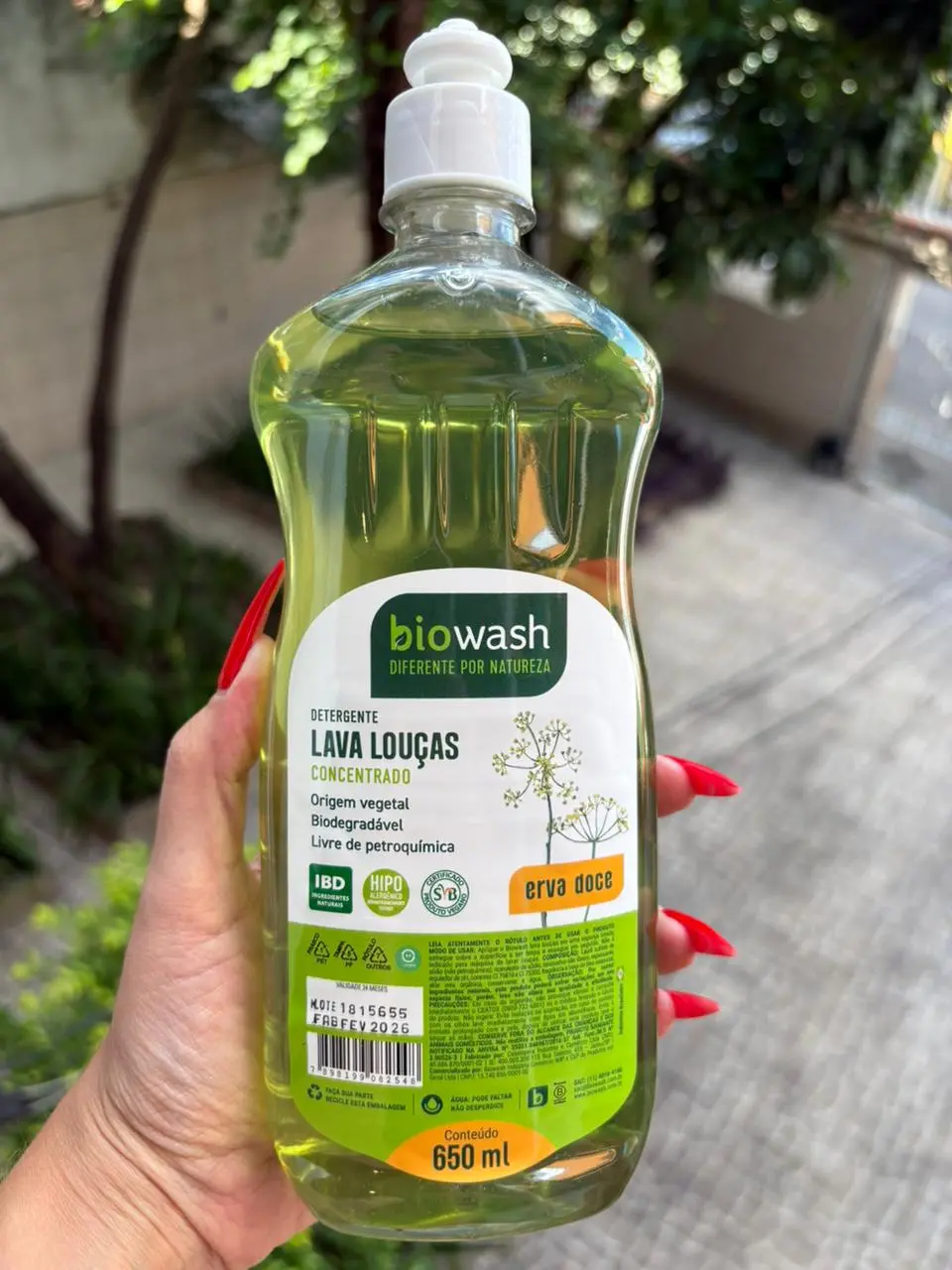 Lava Louças Concentrado 650ml - BioWash - Imagem 3