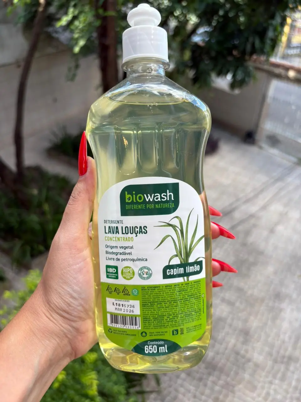 Lava Louças Concentrado 650ml - BioWash - Imagem 2