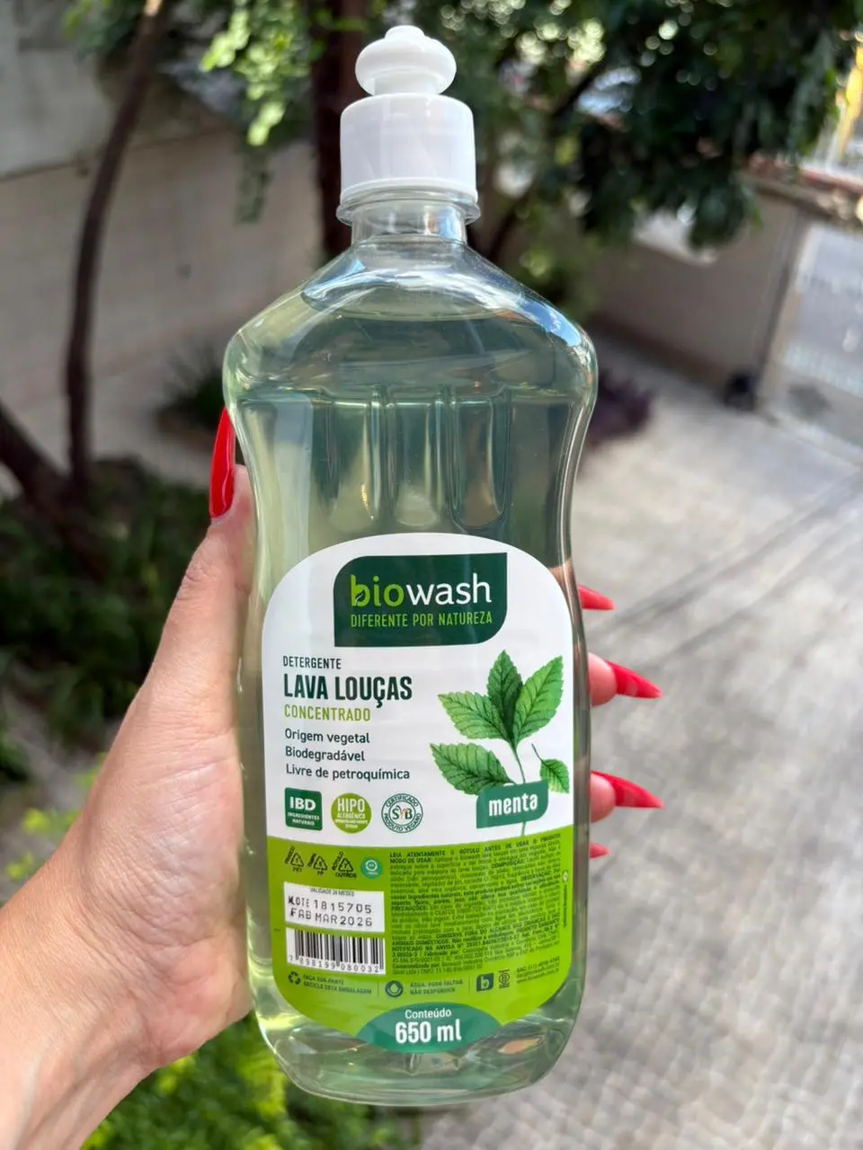 Lava Louças Concentrado 650ml - BioWash