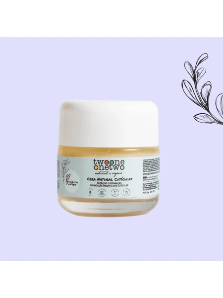 Cera Natural de Cutículas Argan e Oliva - Twoone Onetwo Natural Vegana - Imagem 2
