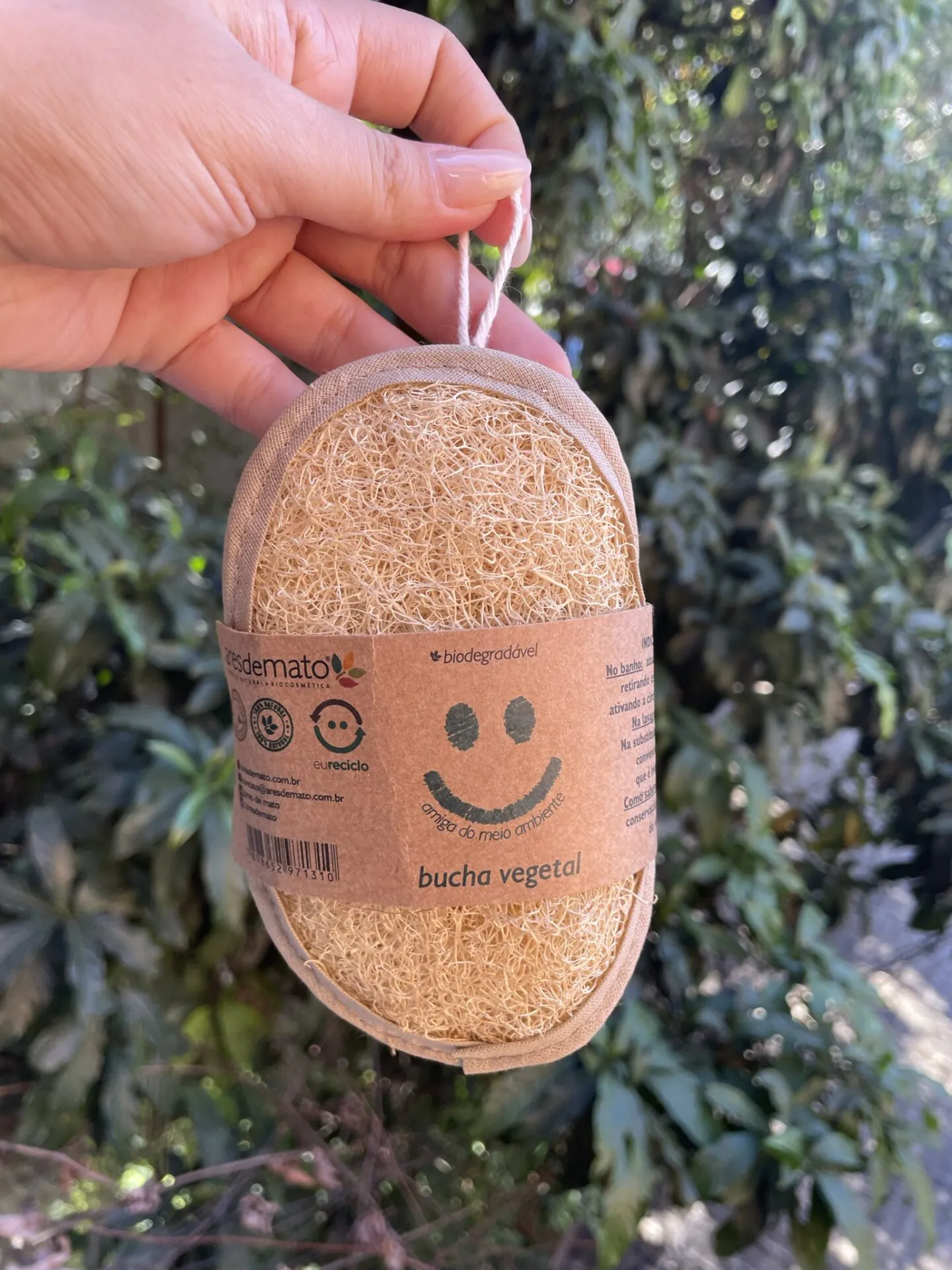 Bucha Vegetal Biodegradável - Ares de Mato