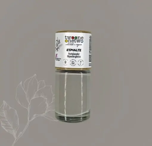 Esmalte Hipoalergênico Fortalecedor 10ml Cloudy Gray - Twoone Onetwo - Imagem 2