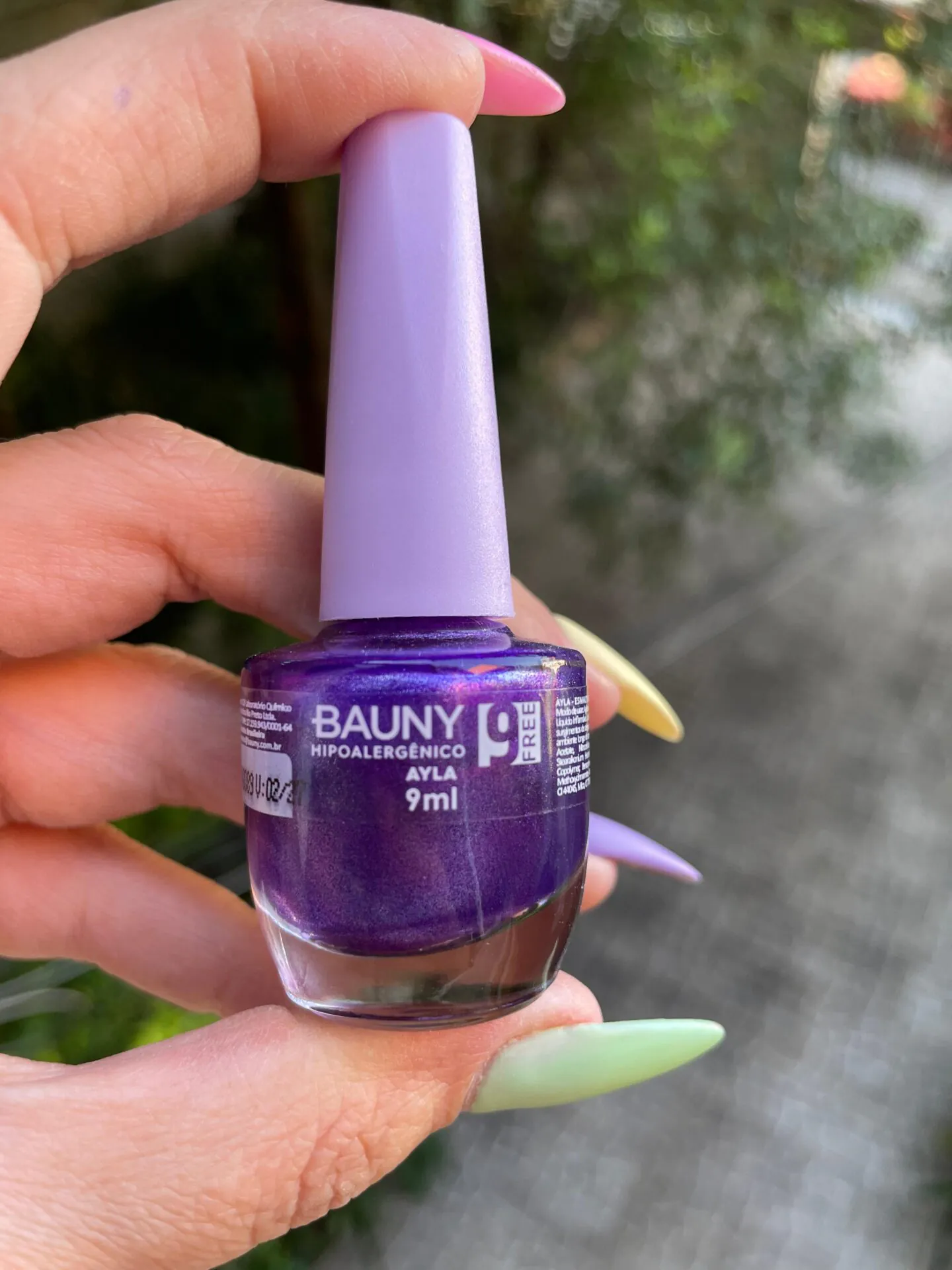 Esmalte Hipoalergênico 9Free cor Ayla - Bauny