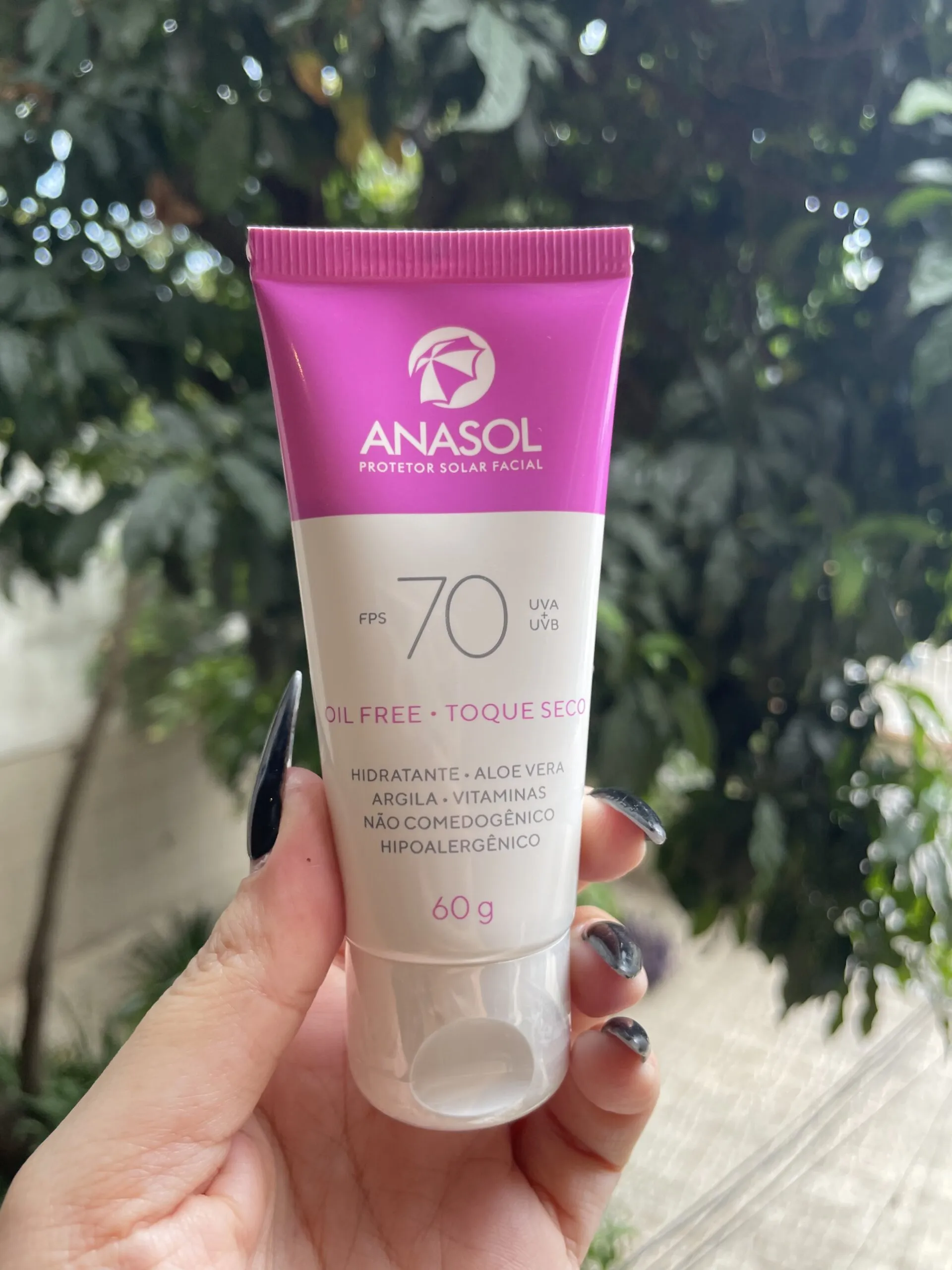 Protetor Solar Facial FPS 70 60g - Anasol