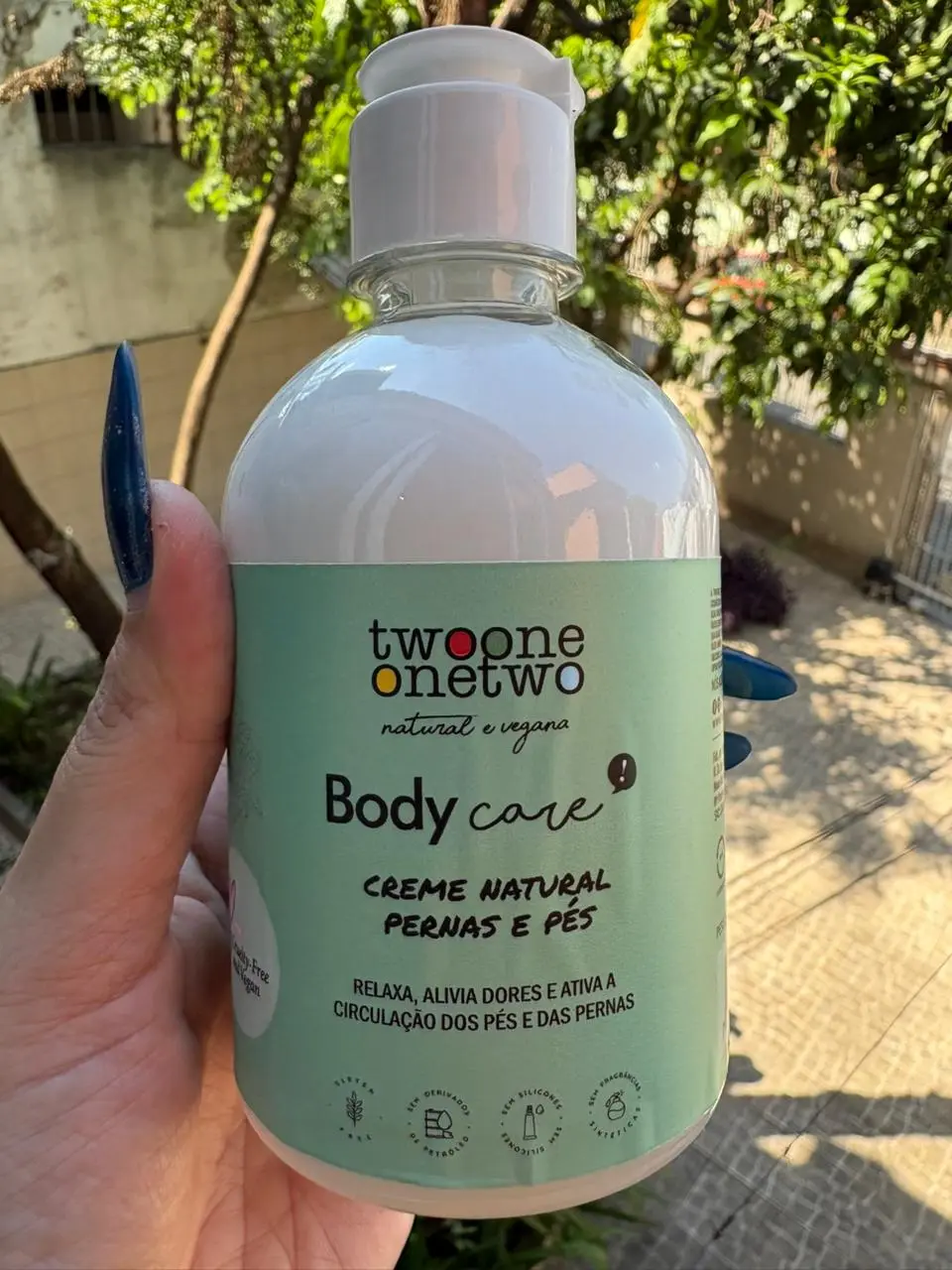 Creme Refrescante Pernas e Pés Hortelã & Alecrim - Twoone Onetwo Natural Vegana