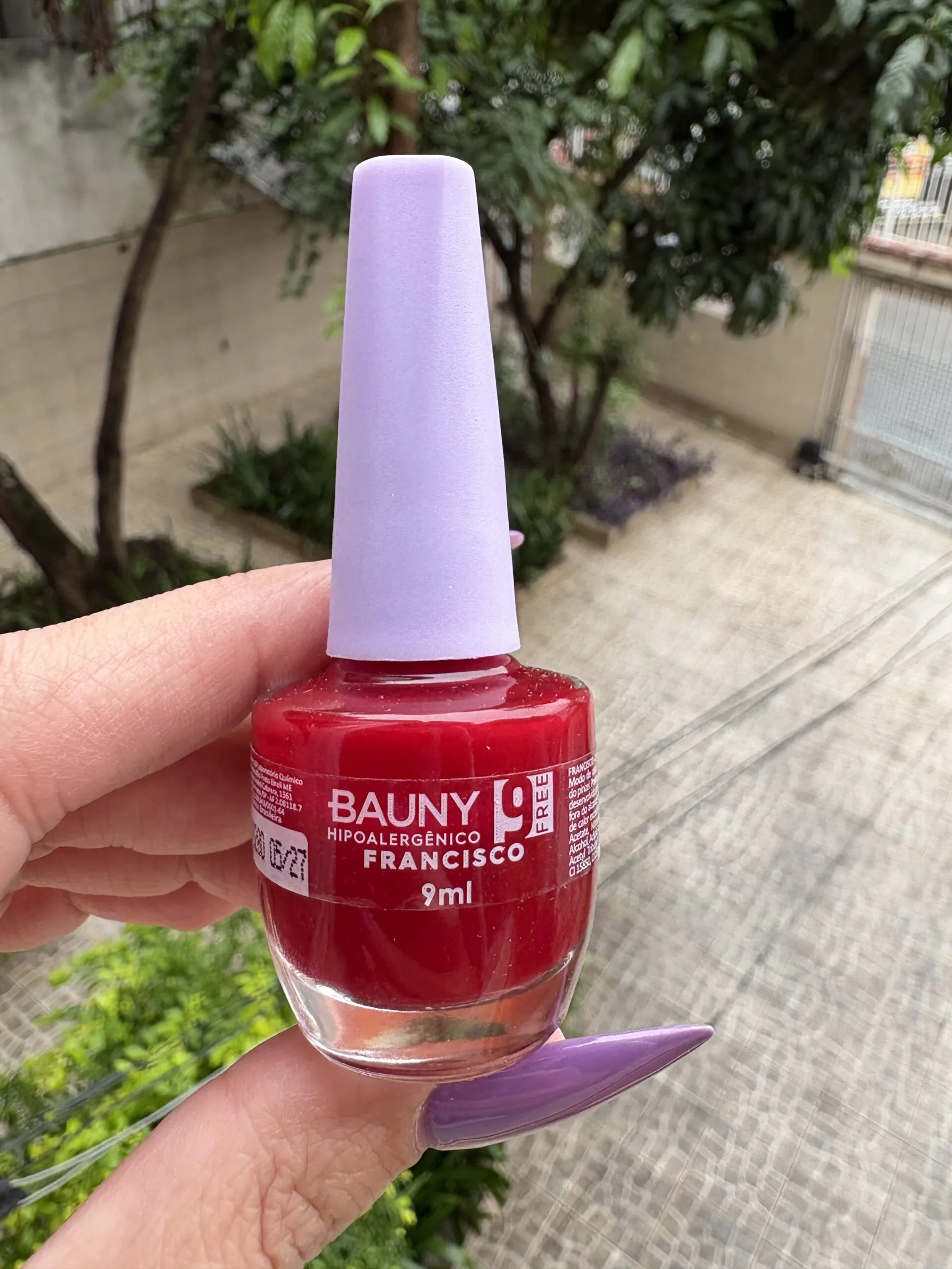 Esmalte Hipoalergênico 9Free cor Francisco - Bauny