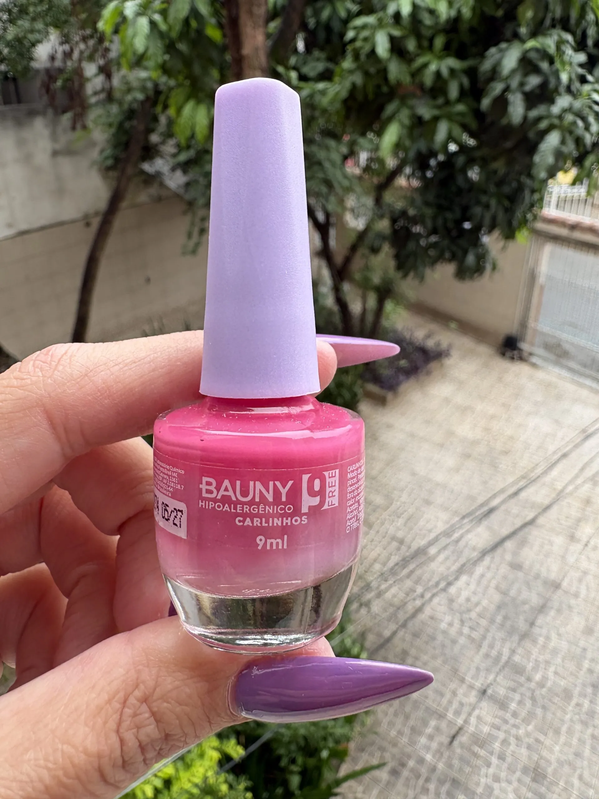 Esmalte Hipoalergênico 9Free cor Carlinhos - Bauny